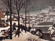 BRUEGHEL, Pieter the Younger The Hunters in the Snow USA oil painting artist